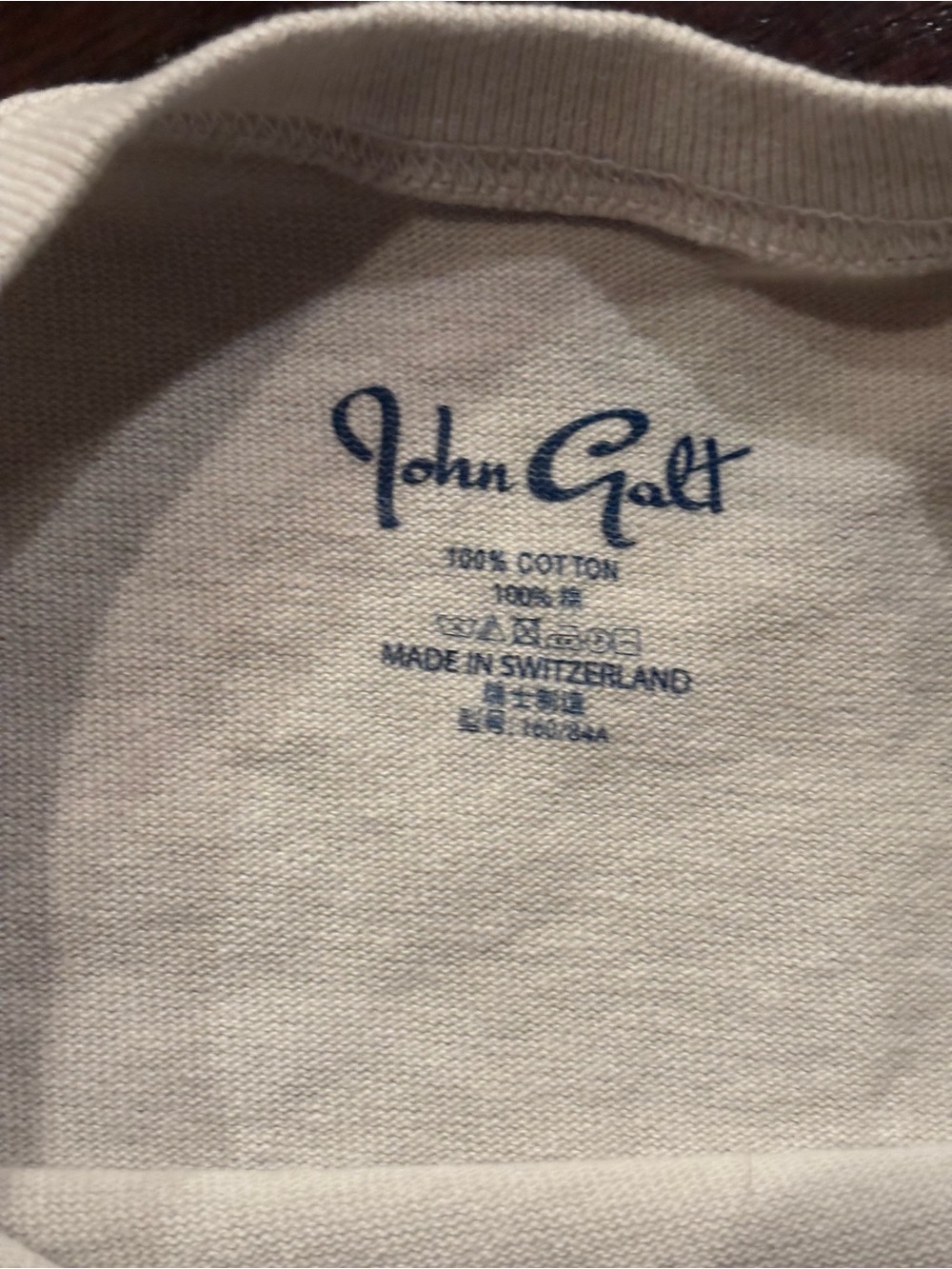Brandy Melville John Galt Heaven Sent Baby Tee - Size Small/Medium (38) - Picture 3 of 5